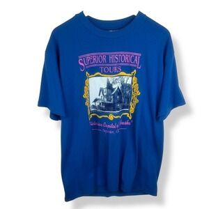 Vintage 80s‎ Superior Historical Tours T Shirt Mens Size XL Single Stitch USA